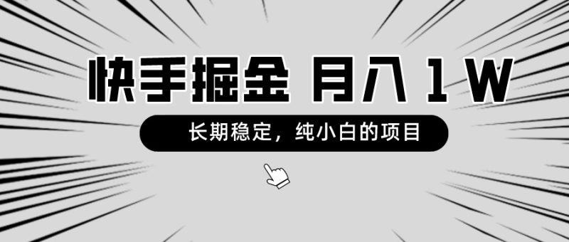 (8988期)快手项目,长期稳定,月入1W,纯小白都可以干的项目-轻创社项目网