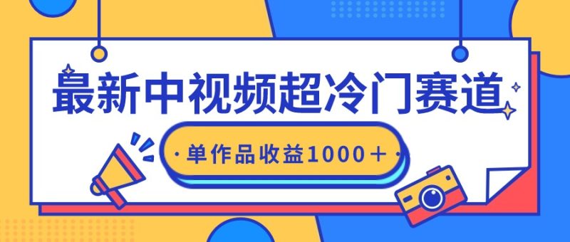 (9275期)最新中视频超冷门赛道,轻松过原创,单条视频收益1000+-轻创社项目网