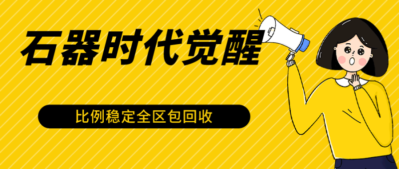 石器时代觉醒全自动游戏搬砖项目,2024年最稳挂机项目0封号一台电脑10-20开利润500+-轻创社项目网