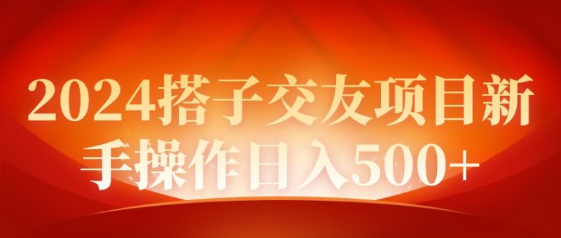 (9345期)2024同城交友项目新手操作日入500+-轻创社项目网