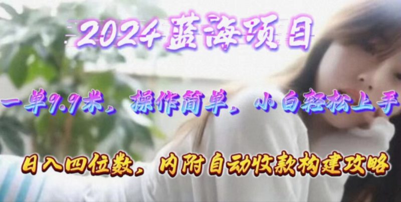 (10204期)年轻群体的蓝海市场,1单9.9元,操作简单,小白轻松上手,日入四位数-轻创社项目网