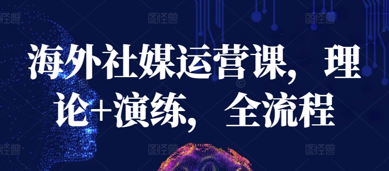 海外社媒运营课,理论+演练,全流程-轻创社项目网