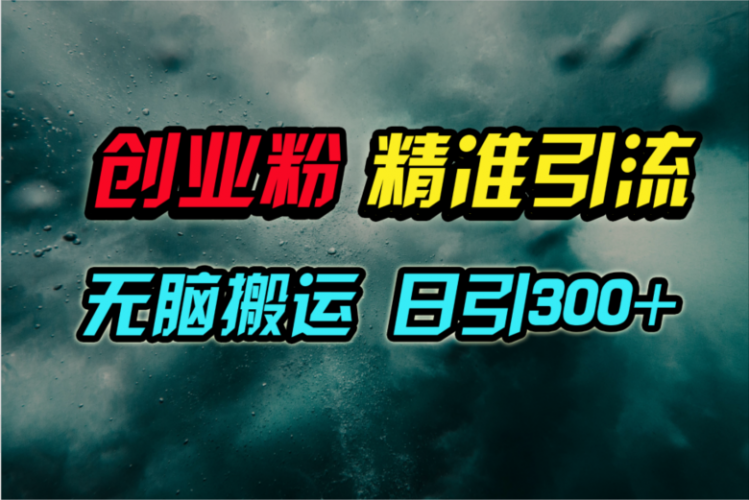 (9875期)视频号纯搬运日引300+创业粉教程!-轻创社项目网