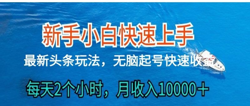2024头条最新ai搬砖,每天肉眼可见的收益,日入300+-轻创社项目网