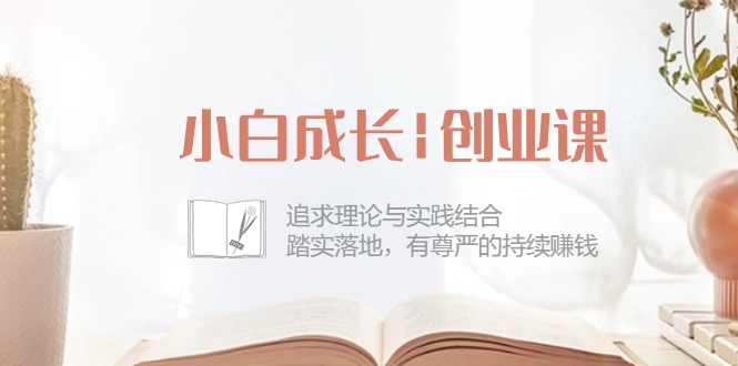 小白成长创业课:追求理论与实践结合,踏实落地,有尊严的持续赚钱(42节)-轻创社项目网