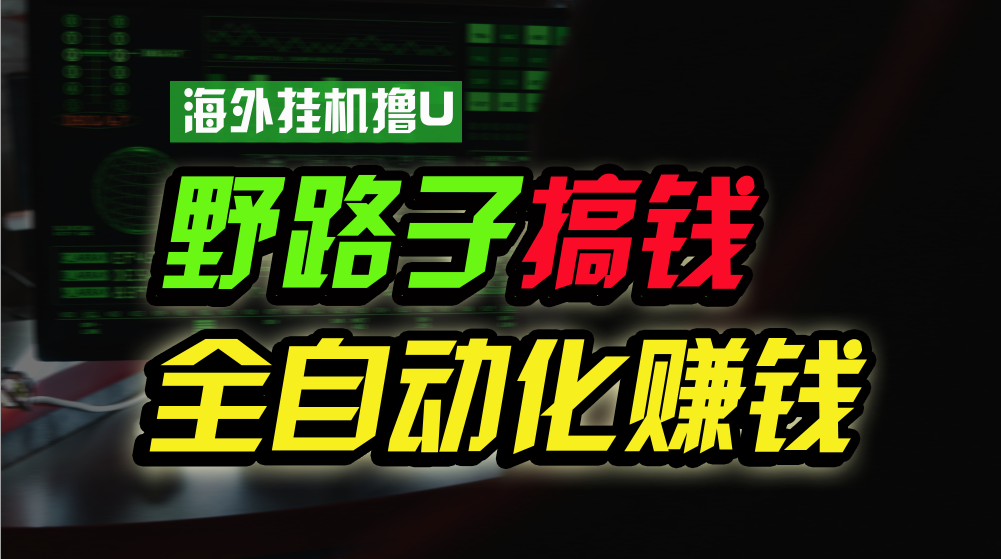 图片[1]-（1036期）海外挂机撸U新平台，日赚8-15美元，全程无人值守，可批量放大，工作室内…