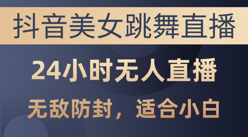 (10671期)抖音美女跳舞直播,日入3000+,24小时无人直播,无敌防封技术,小白最…-轻创社项目网