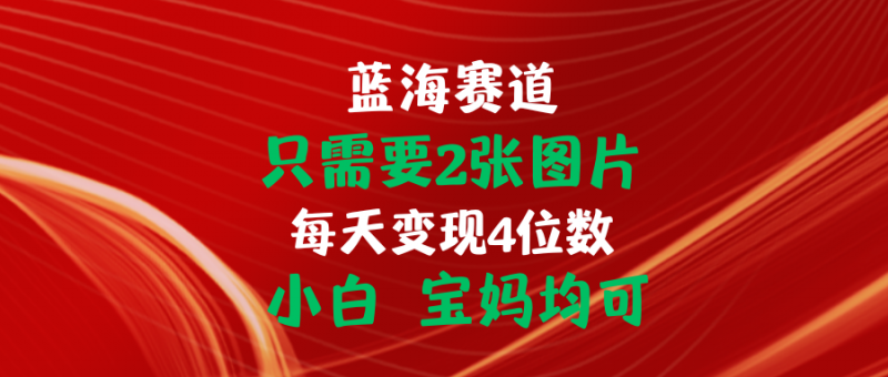 (11047期)只需要2张图片 每天变现4位数 小白 宝妈均可-轻创社项目网