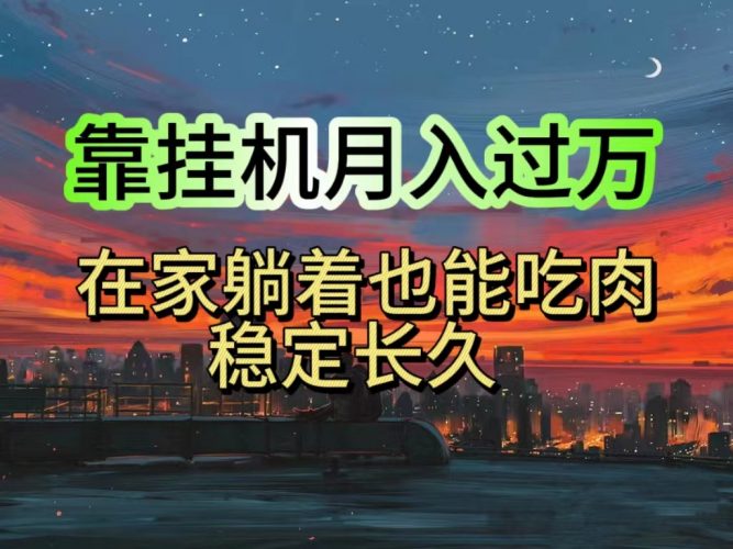 (10921期)挂机项目日入1000+,躺着也能吃肉,适合宝爸宝妈学生党工作室,电脑手…-轻创社项目网