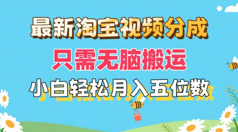 (11744期)最新淘宝视频分成,只需无脑搬运,小白也能轻松月入五位数,可矩阵批量…-轻创社项目网