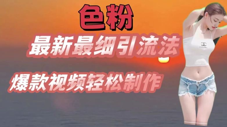 se粉最新最细引流法,七天螺旋起号法,爆款视频轻松制作【揭秘】-轻创社项目网