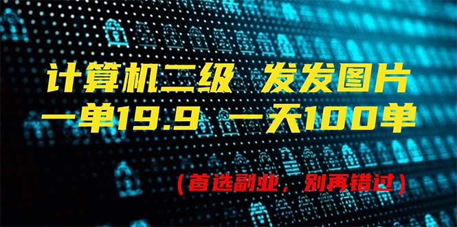 (11715期)计算机二级,一单19.9 一天能出100单,每天只需发发图片(附518G资料)-轻创社项目网