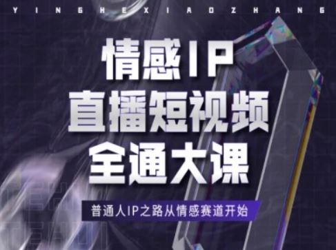 情感IP直播短视频全通大课,普通人IP之路从情感赛道开始-轻创社项目网