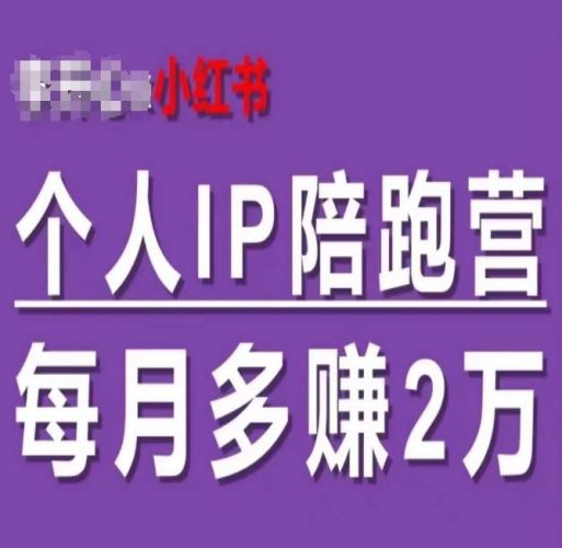 小红书个人IP陪跑营，60天拥有自动转化成交的双渠道个人IP，每月多赚2w-轻创社项目网