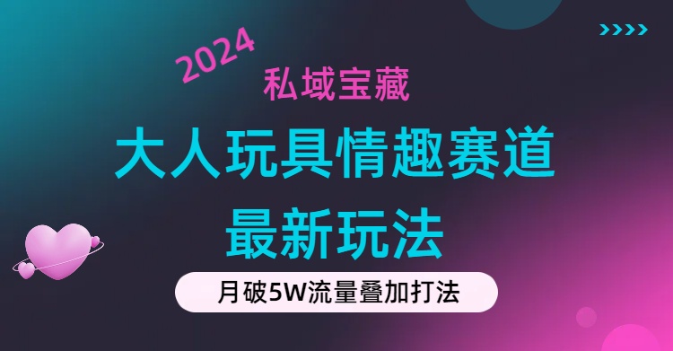 (11541期)私域宝藏:大人玩具情趣赛道合规新玩法,零投入,私域超高流量成单率高-轻创社项目网