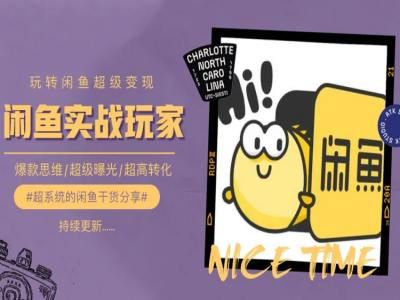手把手教你0到1系统玩转闲鱼变现,爆款思维/超级曝光/超高转化-轻创社项目网