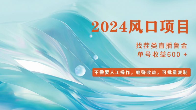 (11868期)小白轻松入手,当天收益600➕,可批量可复制-轻创社项目网
