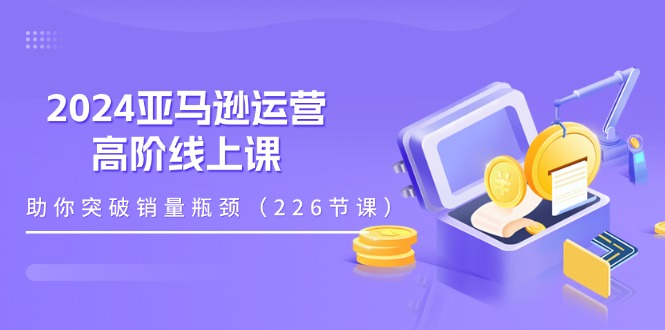 (11389期)2024亚马逊运营-高阶线上课,助你突破销量瓶颈(228节课)-轻创社项目网