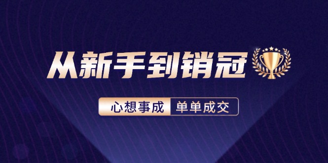 （12383期）从新手到销冠：精通客户心理学，揭秘销冠背后的成交秘籍-轻创社项目网