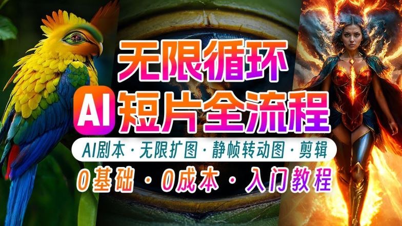 AI剪辑无限循环画面:新手轻松月入上万的秘技【揭秘】-轻创社项目网