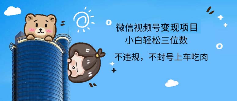 (12660期)2024最新微信视频号,0撸项目,自己玩,小白轻松日入三位数-轻创社项目网
