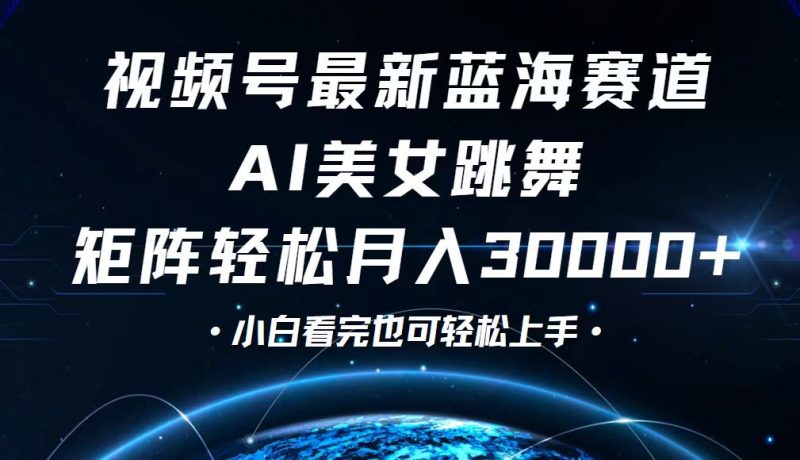 (12594期)视频号最新蓝海赛道,小白也能轻松月入30000+-轻创社项目网