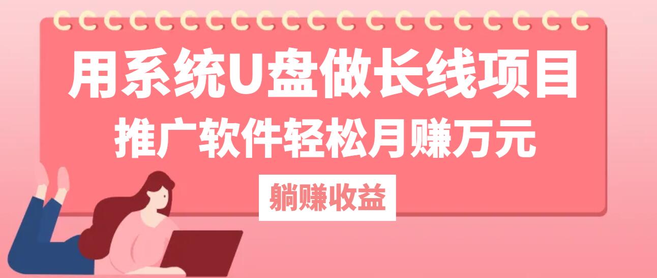图片[1]-（12666期）用系统U盘做长线项目，推广软件轻松月赚万元（附制作教程+软件）