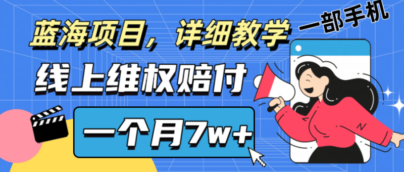 通过线上维权赔付1个月搞了7w+详细教学一部手机操作靠谱副业打破信息差-轻创社项目网