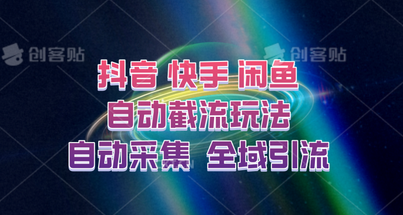 快手、抖音、闲鱼自动截流玩法,利用一个软件自动采集、评论、点赞、私信,全域引流-轻创社项目网