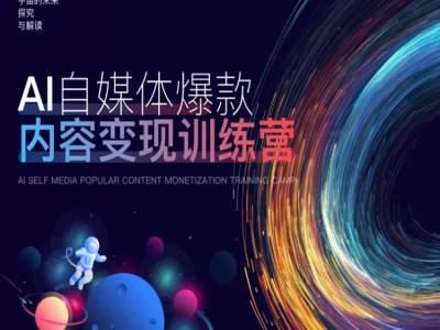 AI自媒体爆款内容变现训练营,20%底层逻辑,60%实操方法,20%案例拆解(即学即用)-轻创社项目网