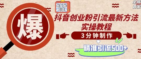 轻松制作创业类视频,一天被动加精准创业粉500+【揭秘】-轻创社项目网