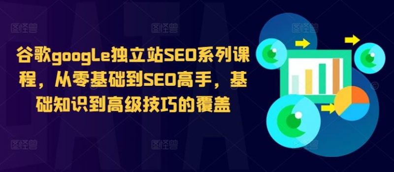 谷歌google独立站SEO系列课程,从零基础到SEO高手,基础知识到高级技巧的覆盖-轻创社项目网