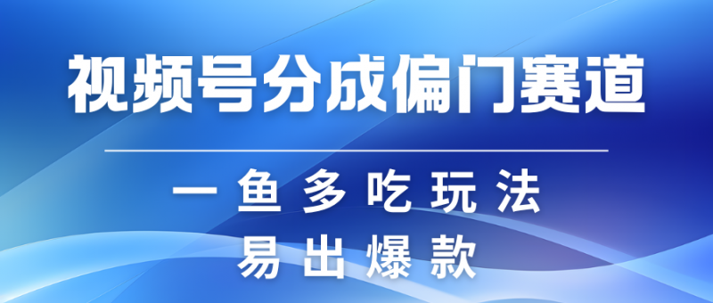 视频号创作者分成计划偏门类目,容易爆流,实拍内容简单易做-轻创社项目网
