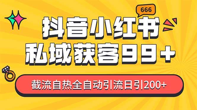 (13421期)某音,小红书,野路子引流玩法截流自热一体化日引200+精准粉 单日变现3…-轻创社项目网