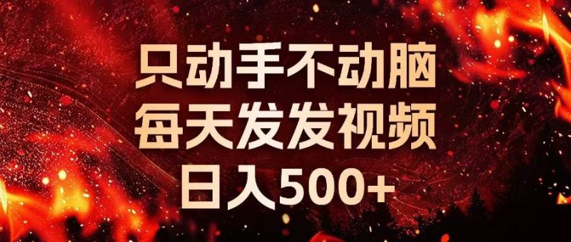 (13325期)种草平台发短视频,只动手不动脑,每天发发视频,日入500+-轻创社项目网