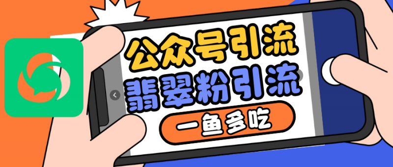 公众号低成本引流翡翠粉,高客单价,大力出奇迹一鱼多吃-轻创社项目网