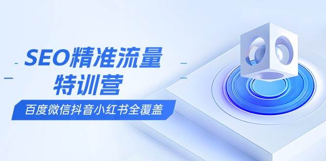 (13851期)SEO精准流量特训营,百度微信抖音小红书全覆盖,带你搞懂搜索优化核心技巧-轻创社项目网