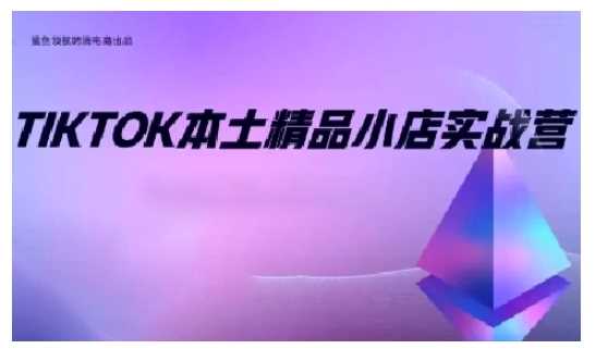 TikTok本土精品小店出海实战营,从入门到高阶,不止0-1!-轻创社项目网