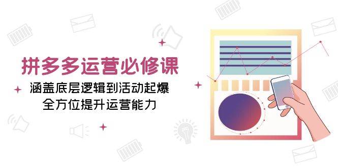 (13647期)拼多多运营必修课:涵盖底层逻辑到活动起爆,全方位提升运营能力-轻创社项目网