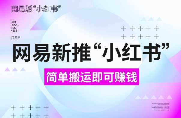 网易官方新推“小红书”,搬运即有收益,新手小白千万别错过(附详细教程)【揭秘】-轻创社项目网