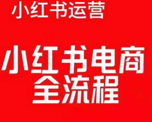 红薯电商实操课,小红书电商全流程-轻创社项目网