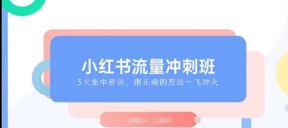小红书流量冲刺班2025,最懂小红书的女人,快速教你2025年入局小红书-轻创社项目网