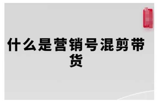 营销号混剪带货,从内容创作到流量变现的全流程,教你用营销号形式做混剪带货-轻创社项目网