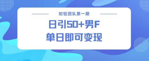 男粉引流新方法不违规,当日即可变现-轻创社项目网