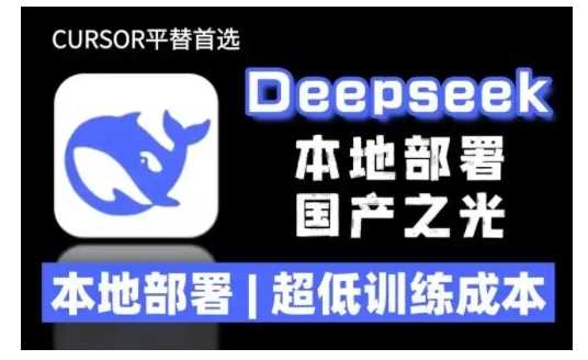 2025年deepseek R1 大型模型本地安装部署(文件+教程)本地部署,超低训练成本-轻创社项目网
