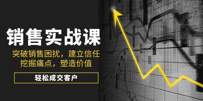 图片[1]-（14297期）销售实战课，突破销售困扰，建立信任，挖掘痛点，塑造价值，轻松成交客户