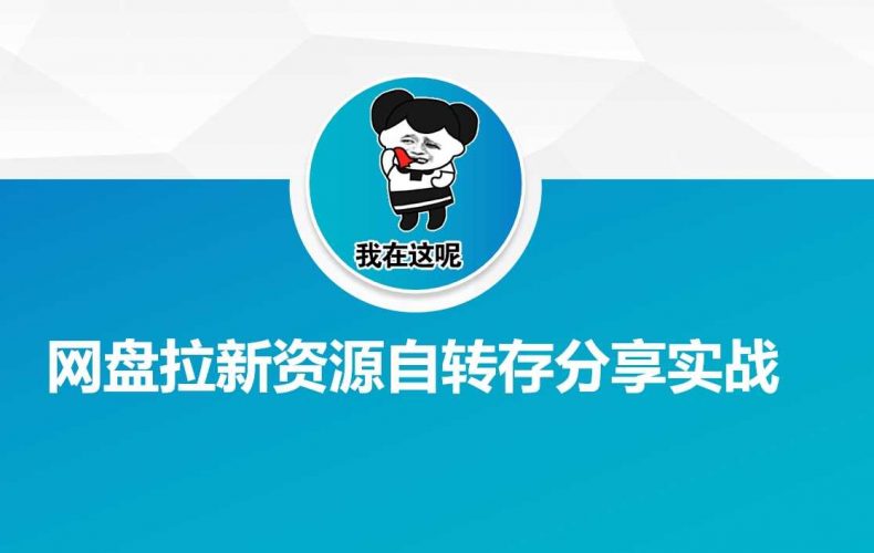 网盘拉新资源自动转存分享实战-轻创社项目网