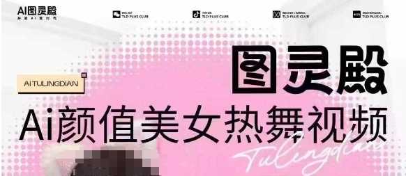全网首发,原价988图灵殿AI颜值美女热舞视频,云端生图,轻松过原创-轻创社项目网