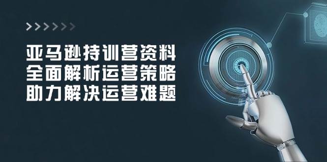 (14033期)亚马逊持训营资料,全面解析运营策略,助力解决运营难题-轻创社项目网