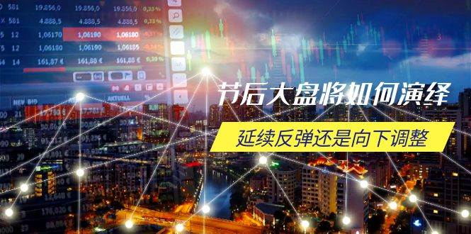 图片[1]_（14065期）节后大盘将如何演绎，延续反弹还是向下调整，关键时间点和空间位待解